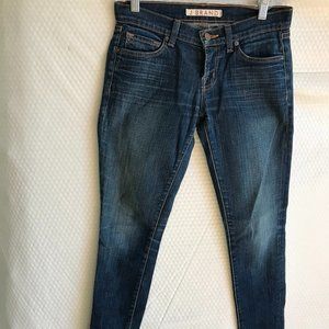 J BRAND JEANS SKINNY LEG NWOT LOW RISE SZ 25 MADE IN USA STRETCH